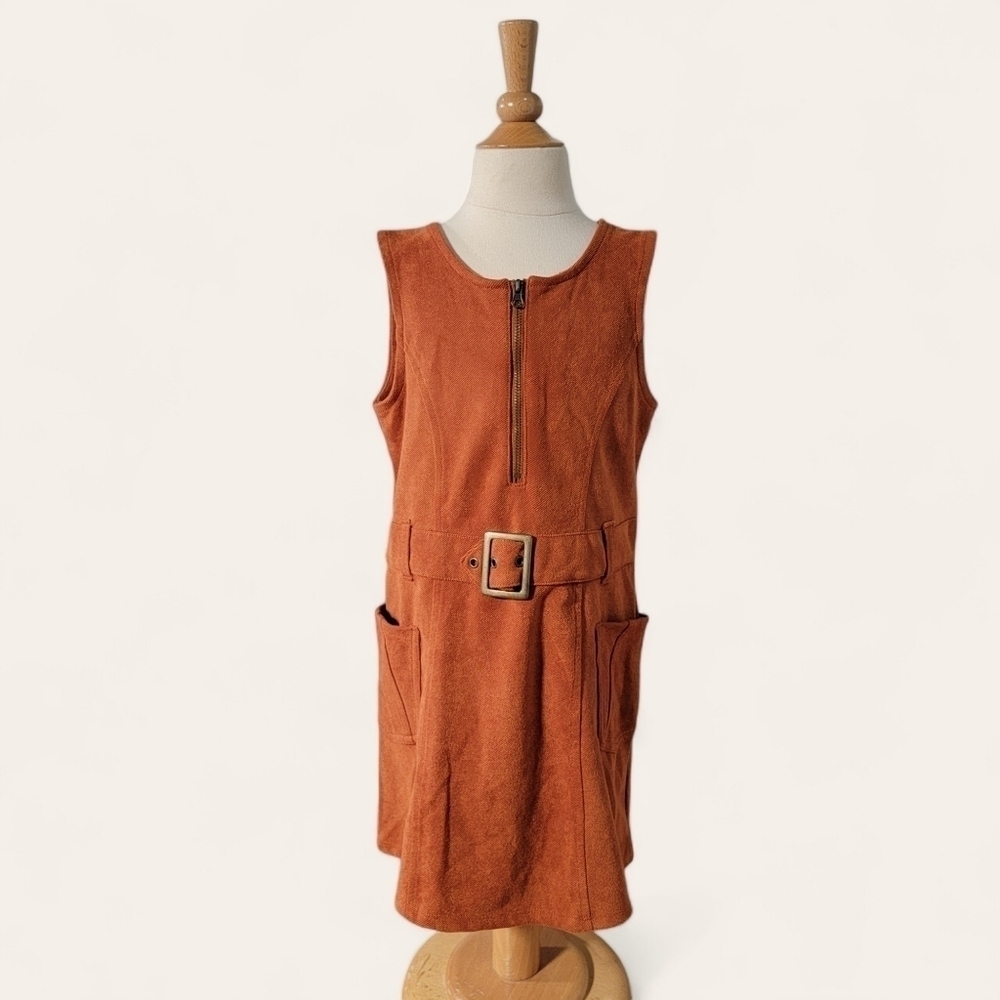 Genuine Kids Osh Kosh Pumpkin Orange Dress Jumper Size 5T